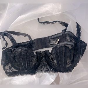 Vintage La Perla lace balconette bra - 34/M